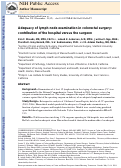 Cover page: Adequacy of Lymph Node Examination in Colorectal Surgery