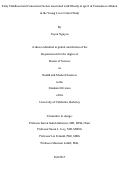 Cover page of Early Childhood and Concurrent Factors associated with Obesity at age 8 in Vietnamese children in the Young Lives Cohort Study