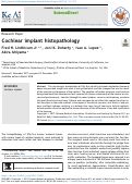 Cover page: Cochlear implant histopathology.