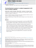 Cover page: Structural Barriers to Women’s Sustained Engagement in HIV Care in Southern California