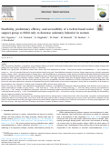 Cover page: Feasibility, preliminary efficacy, and accessibility of a twitter-based social support group vs Fitbit only to decrease sedentary behavior in women