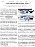 Cover page: A Fully-Integrated 1µW/Channel Dual-Mode Neural Data Acquisition System for Implantable Brain-Machine Interfaces