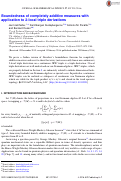 Cover page: Boundedness of completely additive measures with application to 2-local triple derivations