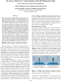 Cover page: Do you see what I see? A meta-analysis of the Dot Perspective Task