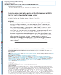 Cover page: Genome-wide association analyses identify new susceptibility loci for oral cavity and pharyngeal cancer