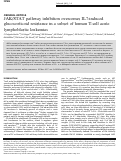 Cover page: JAK/STAT Pathway Inhibition Reverts IL7-Induced Glucocorticoid Resistance in a Subset of Human T-Cell Acute Lymphoblastic Leukemia