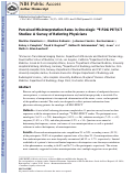 Cover page: Perceived Misinterpretation Rates in Oncologic 18F-FDG PET/CT Studies: A Survey of Referring Physicians