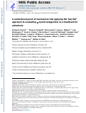 Cover page: A randomized proof-of-mechanism trial applying the ‘fast-fail’ approach to evaluating κ-opioid antagonism as a treatment for anhedonia