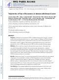 Cover page: Trajectories of fear of recurrence in women with breast cancer.