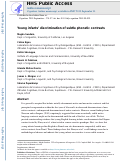 Cover page: Young infants’ discrimination of subtle phonetic contrasts