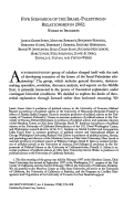 Cover page: Five scenarios of the Israel‐Palestinian relationship in 2002: Works in progress