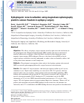 Cover page: Epileptogenic zone localization using magnetoencephalography predicts seizure freedom in epilepsy surgery