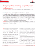 Cover page: Effectiveness and Safety of Aldosterone Antagonist Therapy Use Among Older Patients With Reduced Ejection Fraction After Acute Myocardial Infarction