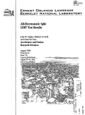 Cover page: All-electrostatic Split LEBT Test Results