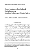 Cover page: Cancer Incidence, Survival, and Mortality among American Indians and Alaska Natives