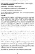 Cover page: Sizing Thermally Activated Building Systems (TABS): A Brief Literature Review and Model Evaluation