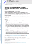 Cover page: Simvastatin is associated with reduced risk of acute pancreatitis: findings from a regional integrated healthcare system