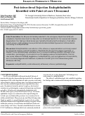 Cover page: Post-intravitreal Injection Endophthalmitis Identified with Point-of-care Ultrasound