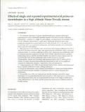 Cover page: Effects of single and repeated experimental acid pulses on invertebrates in a high altitude Sierra Nevada stream