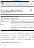 Cover page: Approaches to develop therapeutics to treat frontotemporal dementia