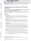 Cover page: Screening extremely obese pregnant women for obstructive sleep apnea