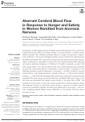 Cover page: Aberrant Cerebral Blood Flow in Response to Hunger and Satiety in Women Remitted from Anorexia Nervosa