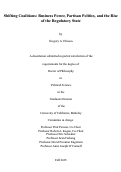 Cover page: Shifting Coalitions: Business Power, Partisan Politics, and the Rise of the Regulatory State