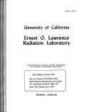 Cover page: RECOVERY OF YEAST AFTER EXPOSURE TO DENSELY IONIZING RADIATION