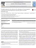 Cover page: A reliable method for the selection and confirmation of transconjugants of plant growth-promoting bacteria especially plant-associated Burkholderia spp.