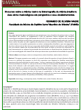 Cover page: Discursos sobre a música-teatro na historiografia da música brasileira: duas obras musicológicas em perspectiva e seus desdobramentos