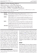 Cover page: Influence of Pre-Existing Donor Atherosclerosis on the Development of Cardiac Allograft Vasculopathy and Outcomes in Heart Transplant Recipients