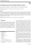 Cover page: The NetSage measurement and analysis framework in practice