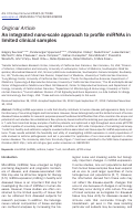 Cover page: An integrated nano-scale approach to profile miRNAs in limited clinical samples.