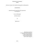 Cover page: Elections in Turkey: Three Chapters Analyzing Electoral Manipulation