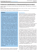 Cover page: Cutaneous manifestations of disseminated gonococcemia