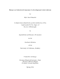 Cover page: Essays on behavioral responses to development interventions