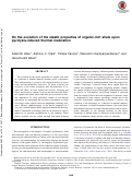 Cover page: On the evolution of the elastic properties of organic-rich shale upon pyrolysis-induced thermal maturationElasticity of pyrolyzed shale