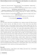 Cover page: Human-building interaction at work: Findings from an interdisciplinary cross-country survey in Italy