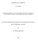 Cover page: Examining the influence of out-of-school input on the lexical development of early-elementary students in a French-English dual immersion program