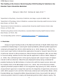 Cover page: The Funding is the Science: Racial Inequity of NIH Funding for Substance Use Disorder Topics Should Be Abolished