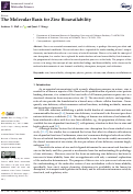 Cover page: The Molecular Basis for Zinc Bioavailability.