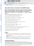 Cover page: Hyper IgM Syndrome: a Report from the USIDNET Registry.