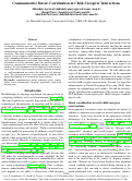 Cover page: Analysing Communicative Intent Coordination in Child-Caregiver Interactions