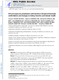 Cover page: HIV preexposure prophylaxis with tenofovir disoproxil fumarate/emtricitabine and changes in kidney function and tubular health.