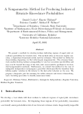 Cover page: A nonparametric method for producing isolines of bivariate exceedance probabilities