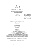 Cover page: IP characterization and reuse in behavioral synthesis