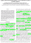 Cover page: Cognitive reflection and Normality Identities: two new benchmarks for models of probability judgments