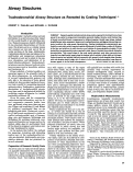 Cover page: Tracheobronchial Airway Structure as Revealed by Casting Techniques1–3