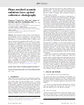 Cover page: Phase-resolved acoustic radiation force optical coherence elastography