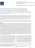 Cover page: Screening for Depression in Younger Breast Cancer Survivors: Outcomes from Use of the Patient Health Questionnaire-9 (PHQ-9)